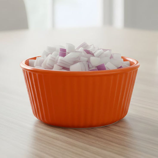 Melamine 4 Inch Ramekin Orange Bowl Serving Bowl