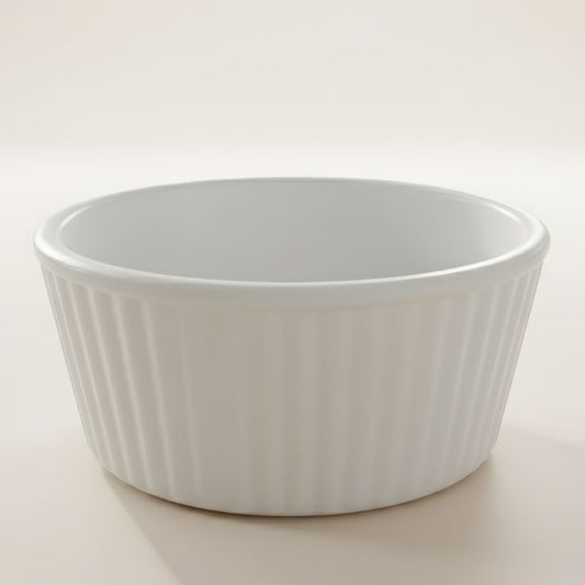 Melamine 5 Inch Ramekin White Bowl Serving Bowl