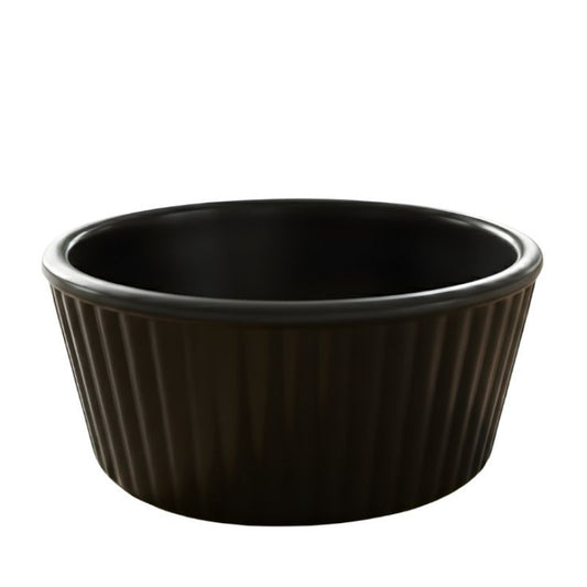 Melamine 5 Inch Ramekin Black Bowl Serving Bowl