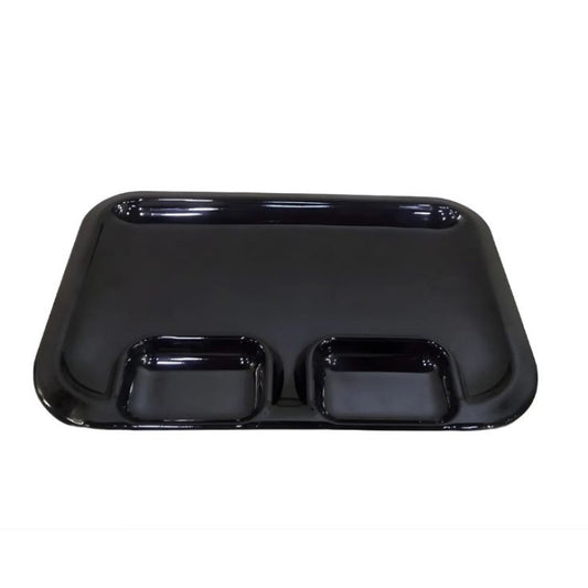 Melamine Fish Platter Black Serving Plate