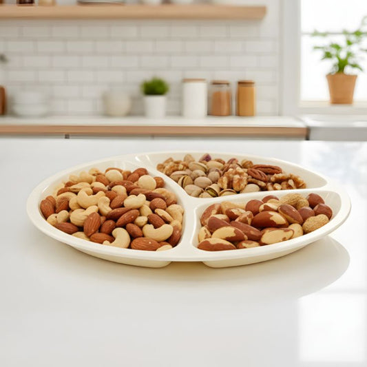 Melamine Euro Divider Cream Serving Dish