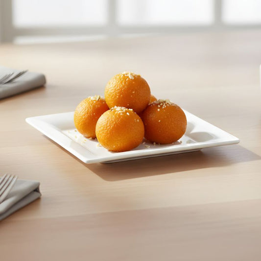 Melamine Small Swiss White Serving Platter