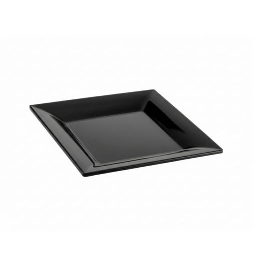 Melamine Medium Swiss Black Serving Platter