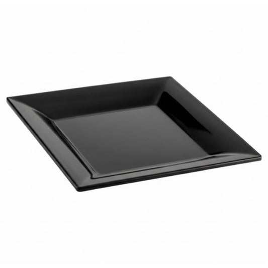 Melamine Large Swiss Black Serving Platter