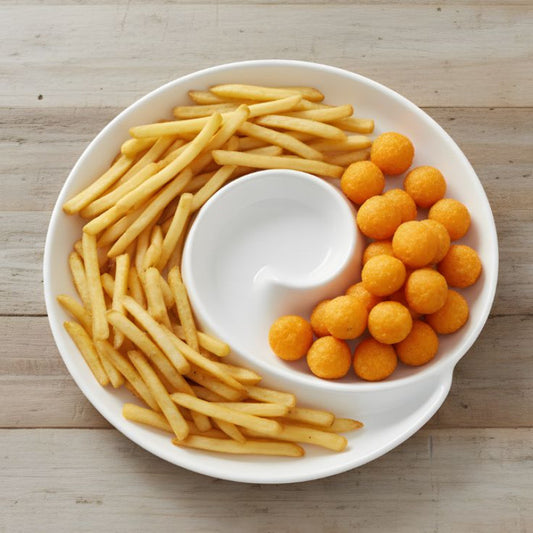 Melamine Tango White Serving Platter With Box