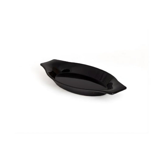 Melamine Medium Black Serving Tray