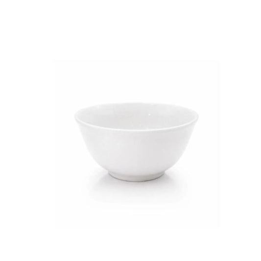 Melamine 6.5 Inch Medium White Serving Bowl