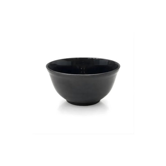 Melamine 6.5 Inch Medium Black Serving Bowl