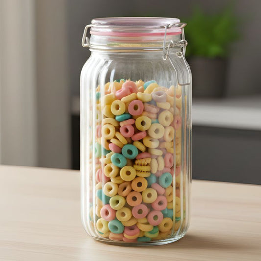 Ziba Airtight Glass Lock Jar