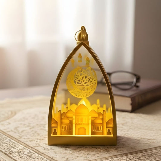 LED Metal Lantern Vintage Decorative Lamp