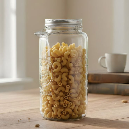 Ziba Airtight 3200 ML Glass Lock Jar