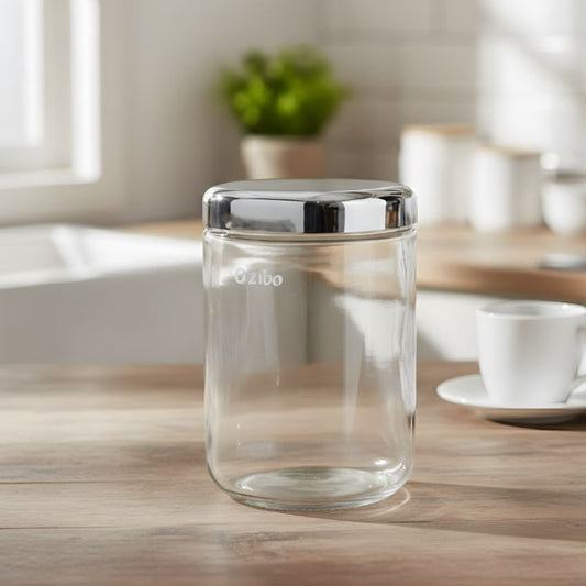 Ziba Airtight 1260 ML Medium Glass Jar