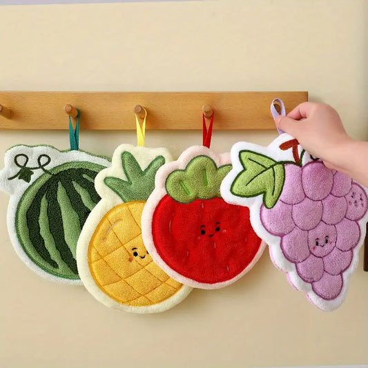 Cute Vegetable Garden Wipe Hand Towel