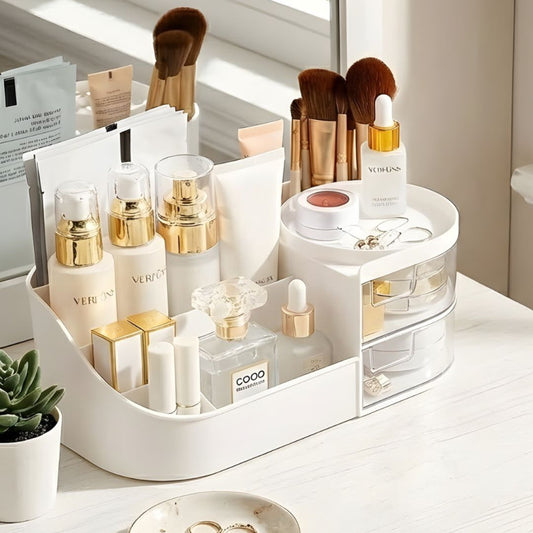 Makeup Cosmetic Storage Organizer With Drawer