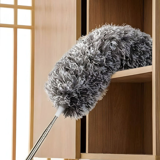 Microfiber Duster with Extension Pole Reach & Clean Easily