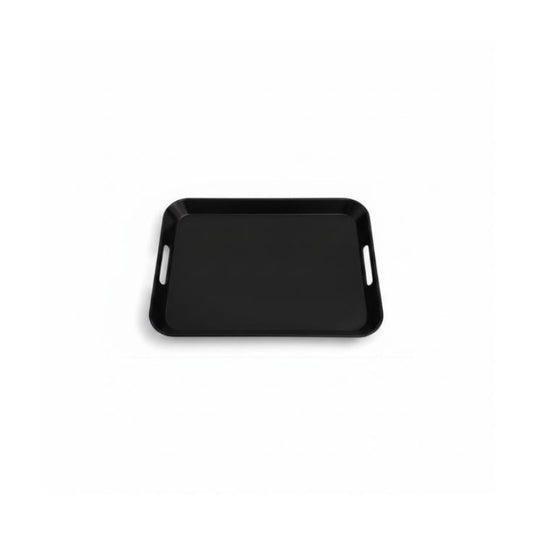Melamine Black Small Square Serving Tray