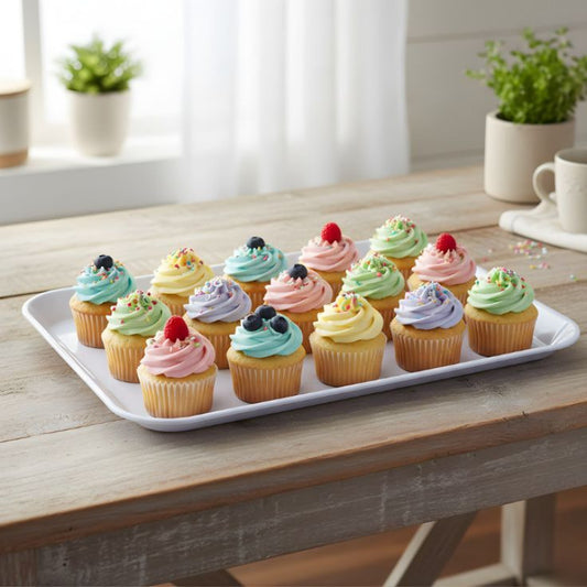 Melamine White Large Square Serving Tray2,299