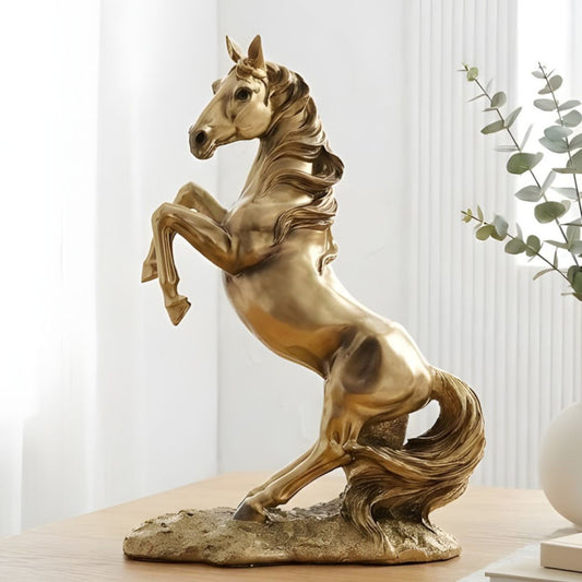 Royal Majesty Horse Sculpture Luxury Decorative Showpiece