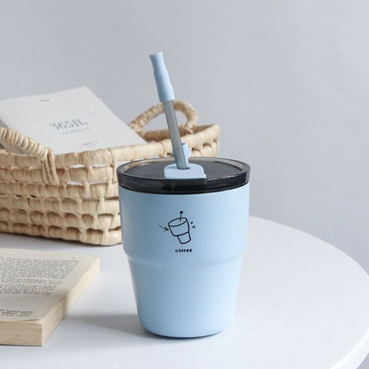 New Korean Style Insulated Mug Portable Thermal Drinking Cup