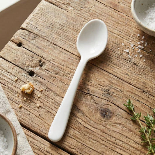 Melamine White Serving Table Spoon