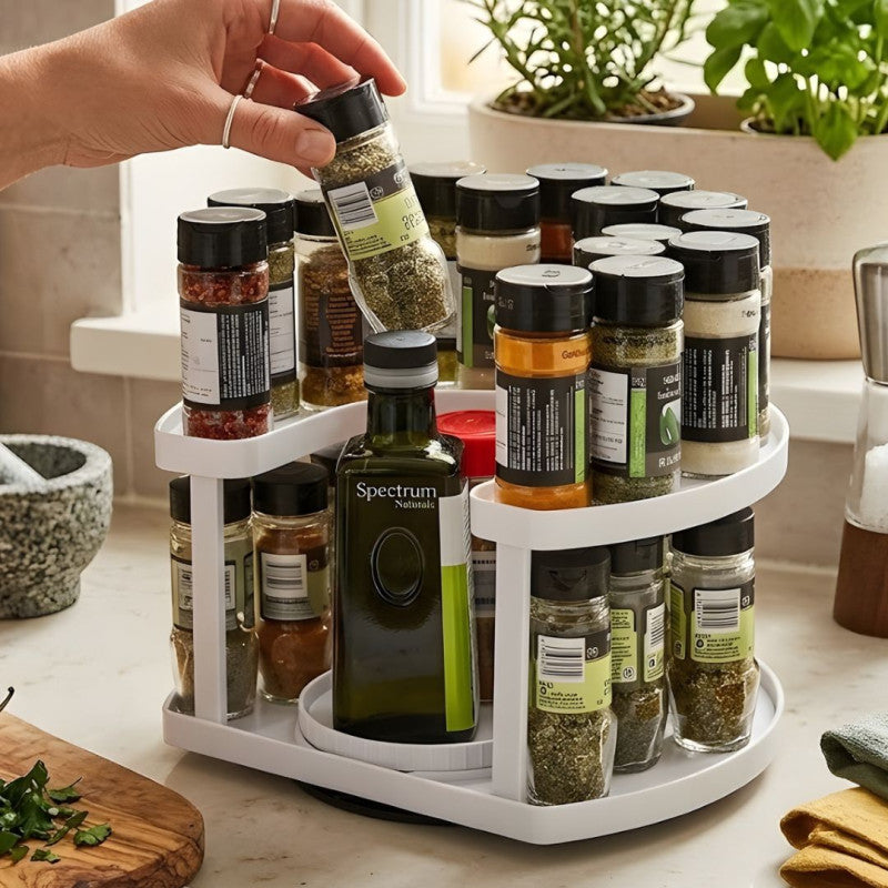 Spice Spinner Rotating Kitchen Organizer – Homazing