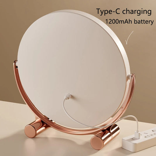 LED Desktop Makeup Mirror Studio Style Vanity Mirror