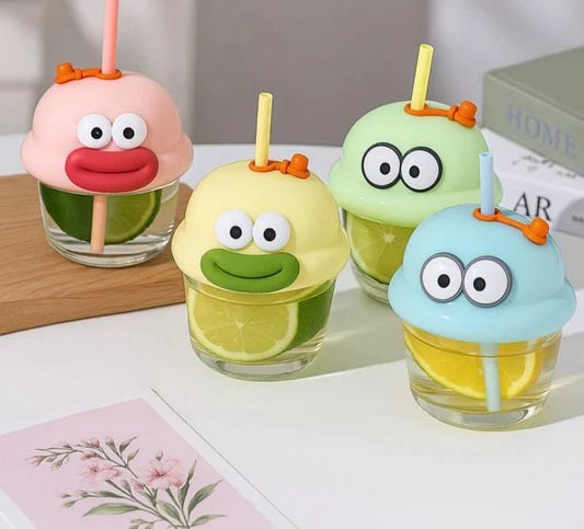 Mini Sipper Funny Face Mug 210ML Cute Drinking Cup