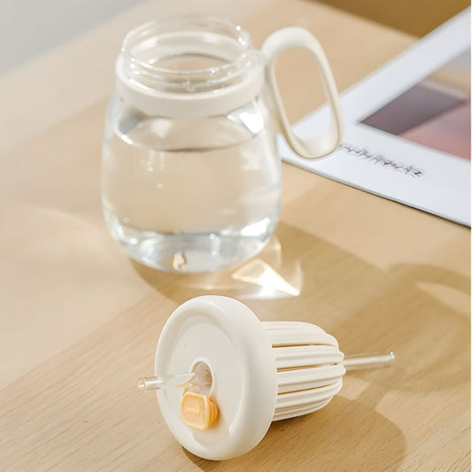 Straw Water Bottle 500ML Portable Drinking Bottle