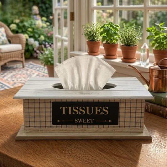 Wooden Tissue Box Decorative Tissue Holder