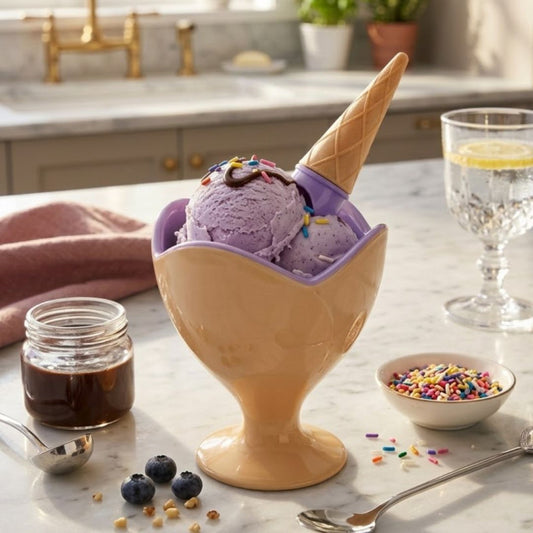 Ice Cream Cup Set Dessert Serving Cups (Pack of 2)