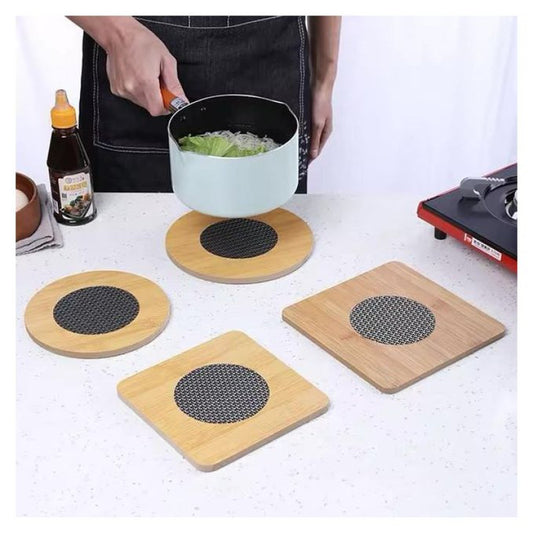 Wooden Heat Mat Heat Resistant Table Protector