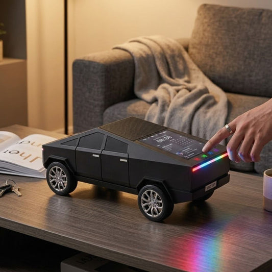 WS-580 18W Bluetooth Speaker Mini RGB Disco Car Speaker