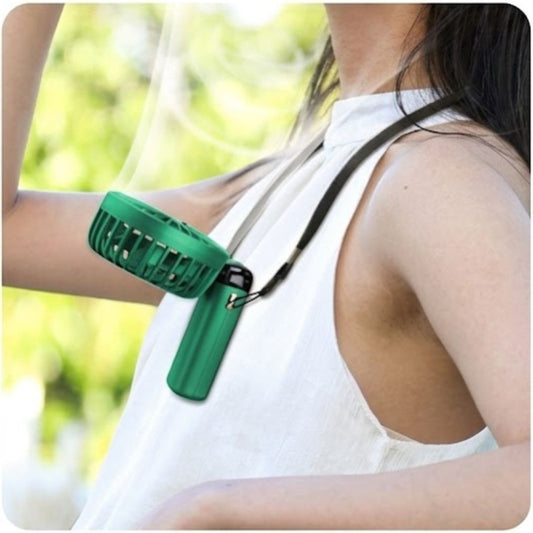 Handheld Mini Fan Foldable Neck Hanging USB Rechargeable Fan