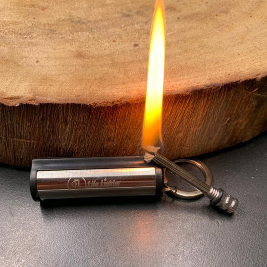 Fire Starter Flint Match Lighter Survival Camping Keychain