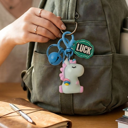 Unicorn Keychain Cute Cartoon Key Ring