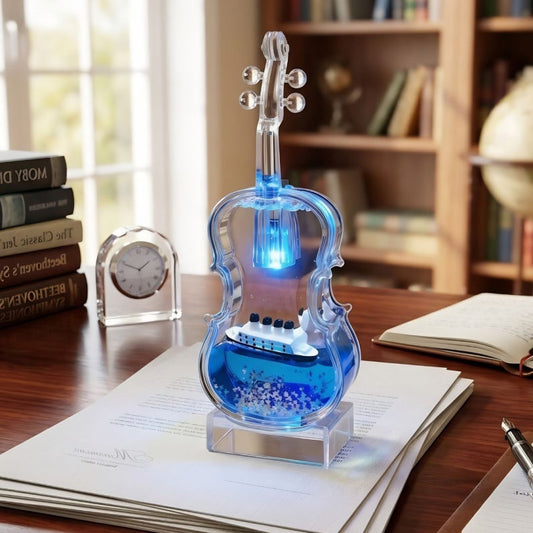 Violin Design Paper Weight Decorative Desk Paperweight