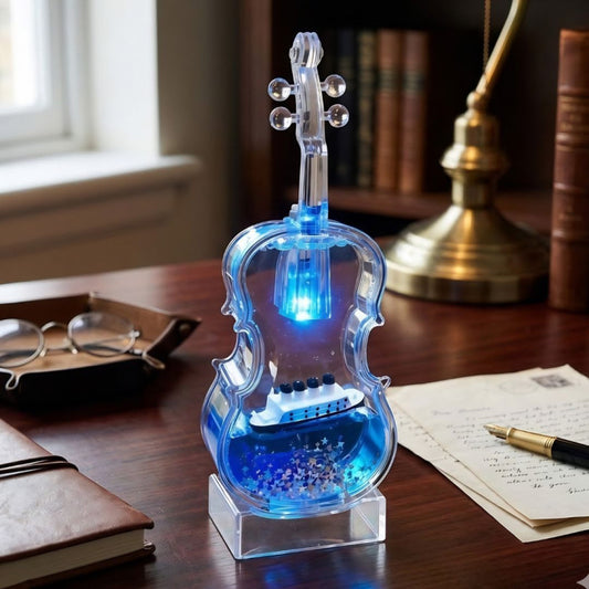 Violin Design Paper Weight Decorative Desk Paperweight