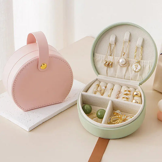 Mini Jewellery Box Portable Accessories Storage Case