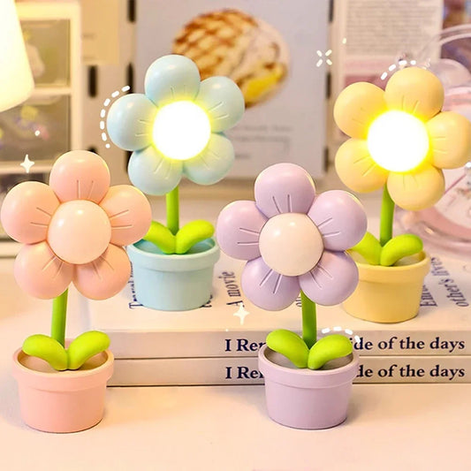 Mini LED Flower Night Light Decorative Ambient Lamp