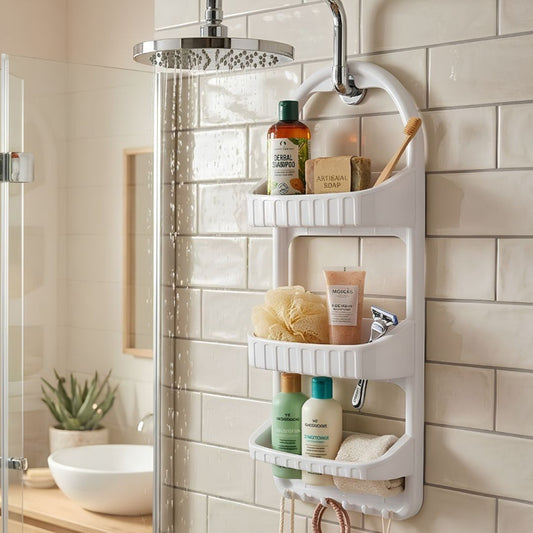 3 Layer Bathroom Shampoo & Shower Caddy Rack Wall Storage Organizer