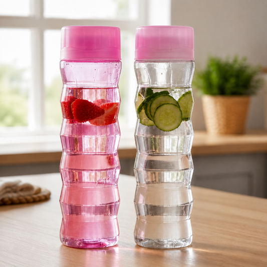 2PCS Water Bottle Set Reusable Drinking Bottles