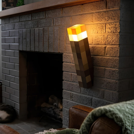 Minecraft Torch Light Rechargeable LED Torch Lamp