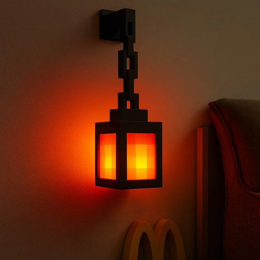 RGB Pixel Lantern Night Light with Remote Control