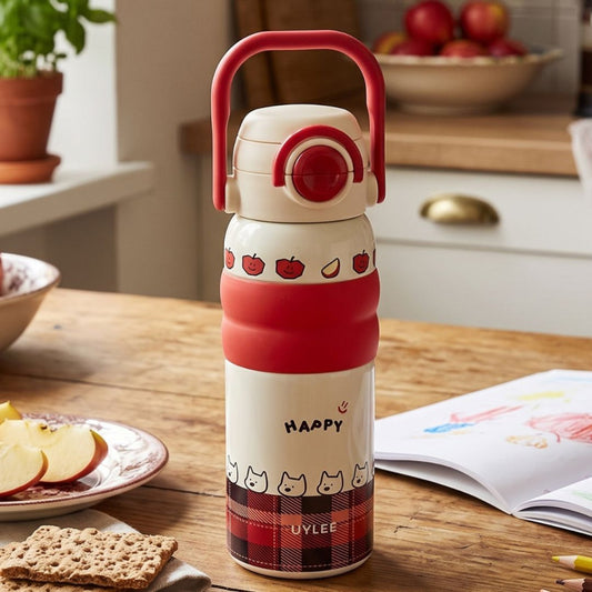 Stainless Steel 600ML Kids Water Bottle