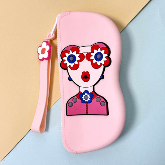 Silicone Sunglasses Case with Zipper
