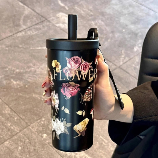 Floral 530ML Insulated Tumbler