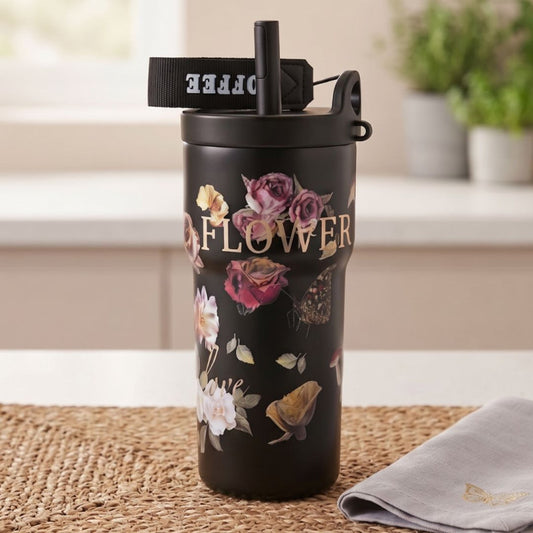 Floral 530ML Insulated Tumbler