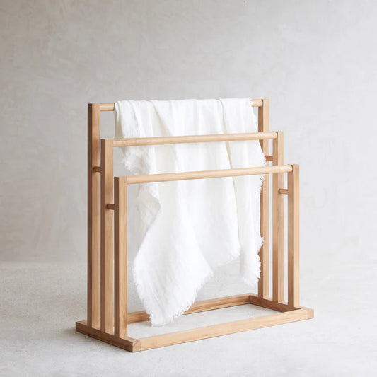 Bamboo Towel Rack with 3 Bars