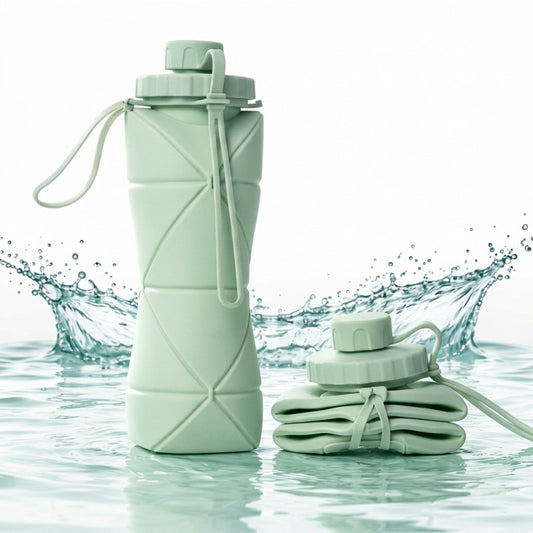 Collapsible Silicone Water Bottle