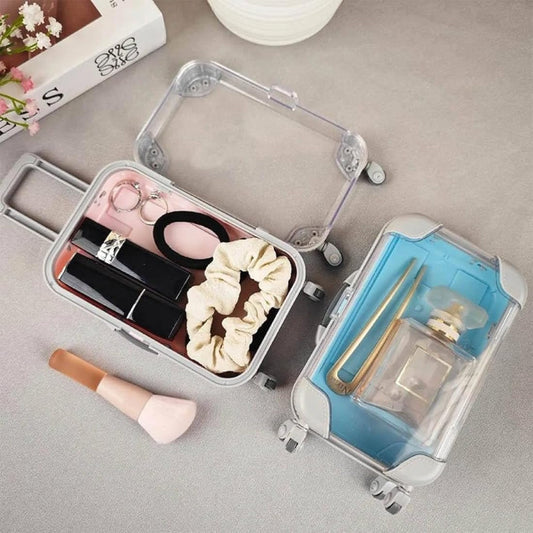 Mini Trolley Storage Organizer Case